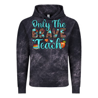 Cloud Black only the brave teach Vintage Hoodie - JahusDesignShop