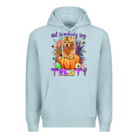 Blue Mist did somebody say treat Premium Hoodie - LillyAllenDesigns
