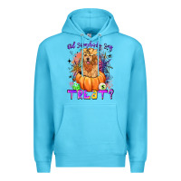 Ocean Blue did somebody say treat Premium Hoodie - LillyAllenDesigns
