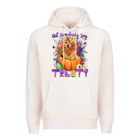 Pale Pink did somebody say treat Premium Hoodie - LillyAllenDesigns