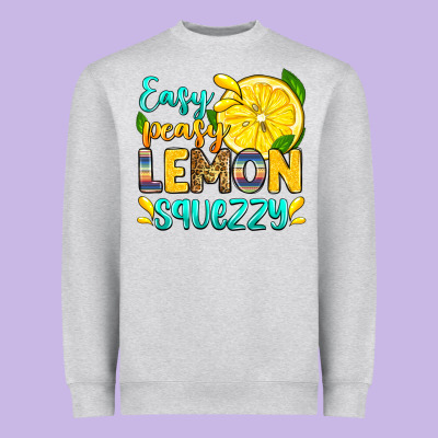 Easy Peasy Lemon Squezzy Heavyweight Sweatshirt Designed By Zillion Design Studio