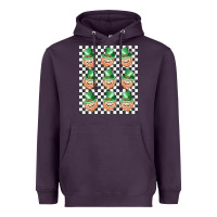 Plum boujee checker board leprechaun Heavyweight Hoodie - MaliasSmallBusiness