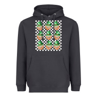 Smoke boujee checker board leprechaun Heavyweight Hoodie - MaliasSmallBusiness