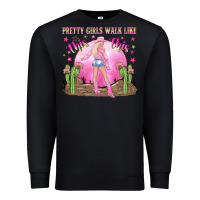 Black pretty girls walk like this this Premium Sweatshirt - NancyCooperArtShop