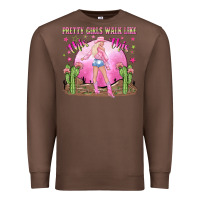 Chestnut pretty girls walk like this this Premium Sweatshirt - NancyCooperArtShop