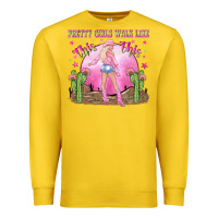 Lemon pretty girls walk like this this Premium Sweatshirt - NancyCooperArtShop