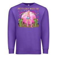 Purple pretty girls walk like this this Premium Sweatshirt - NancyCooperArtShop