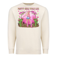 Sandshell pretty girls walk like this this Premium Sweatshirt - NancyCooperArtShop