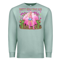 Seafoam pretty girls walk like this this Premium Sweatshirt - NancyCooperArtShop