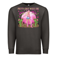 Smoke pretty girls walk like this this Premium Sweatshirt - NancyCooperArtShop