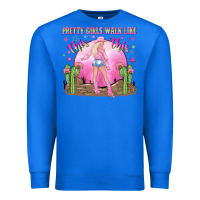 True Royal pretty girls walk like this this Premium Sweatshirt - NancyCooperArtShop