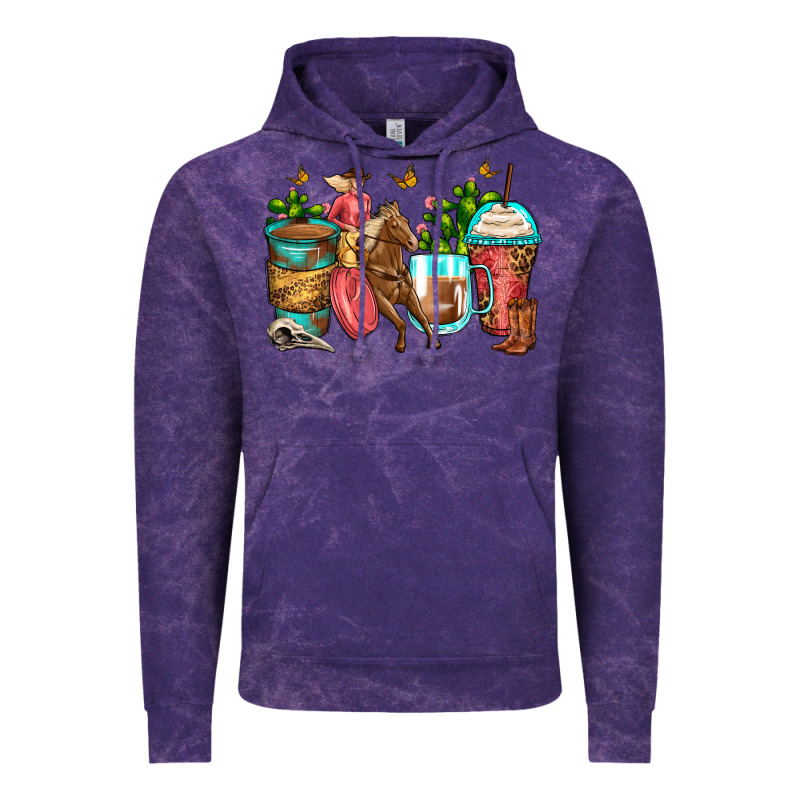 Cowgirl Coffee Cups Vintage Hoodie by Zillion Design Studio | Teevron