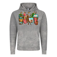 Cloud Rock cowgirl coffee cups Vintage Hoodie - Zillion Design Studio
