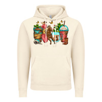 Vintage Artic cowgirl coffee cups Vintage Hoodie - Zillion Design Studio