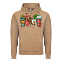 Vintage Coffee cowgirl coffee cups Vintage Hoodie - Zillion Design Studio