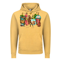 Vintage Mustard cowgirl coffee cups Vintage Hoodie - Zillion Design Studio
