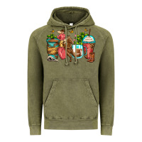 Vintage Olive cowgirl coffee cups Vintage Hoodie - Zillion Design Studio