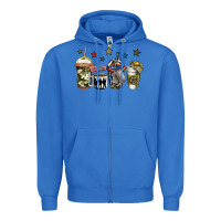 True Royal army coffee Zipper Hoodie - Jasminsmagicworld