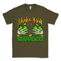 Army Green shake your shamrocks Classic Tee - Artiststas