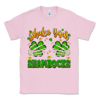 Bubblegum Pink shake your shamrocks Classic Tee - Artiststas