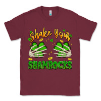 Burgundy shake your shamrocks Classic Tee - Artiststas