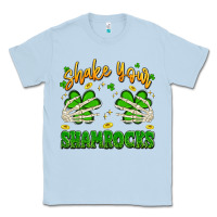 Dusty Blue shake your shamrocks Classic Tee - Artiststas