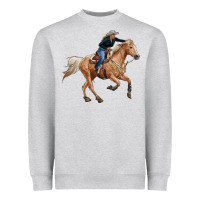 Horse Body With Cowgirl Heavyweight Sweatshirt | Teevron