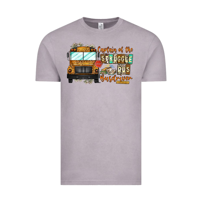 Captain Of Struggle Bus Busdrive Vintage Tee by CowhideDigitalArt | Teevron