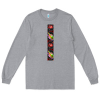Heather Grey Halloween Key Fob Long Sleeve Tee - BundleAndBundleShop
