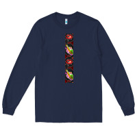 Navy Halloween Key Fob Long Sleeve Tee - BundleAndBundleShop