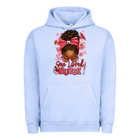 Pigment Grape Ice one loved nurse afro messy bun Urban Hoodie - texasbilliewilder