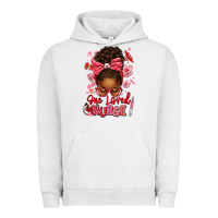 Pigment Lunar Rock one loved nurse afro messy bun Urban Hoodie - texasbilliewilder