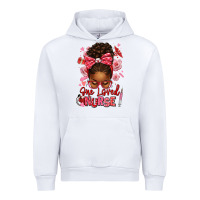 White one loved nurse afro messy bun Urban Hoodie - texasbilliewilder