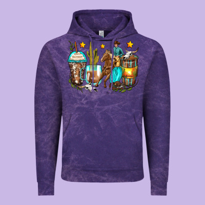 Cowboy Coffee Cups Vintage Hoodie Designed By Zillion Design Studio