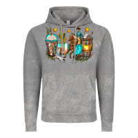 Cloud Rock cowboy coffee cups Vintage Hoodie - Zillion Design Studio