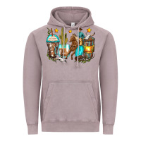 Vintage Zinc cowboy coffee cups Vintage Hoodie - Zillion Design Studio