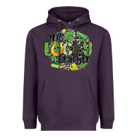 Plum one lucky teacher Heavyweight Hoodie - MaliasSmallBusiness