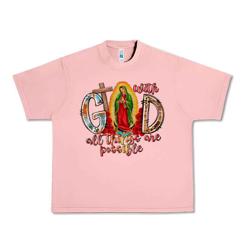 With God All Things Are Possible Urban Heavy Tee by RacoonDesign | Teevron
