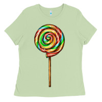 Matcha rainbow lollipop Ladies Tee - AdoDesignShop