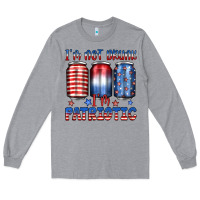 Heather Grey i'm not drunk i'm patriotic Long Sleeve Tee - JahusDesignShop