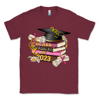 Burgundy class of 2023 graduated Classic Tee - AdoDesignShop
