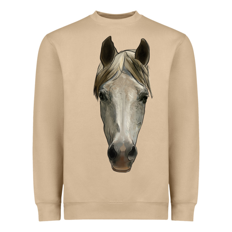Horse Head Heavyweight Sweatshirt by RanaPortraitStore | Teevron