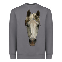 Storm horse head Heavyweight Sweatshirt - RanaPortraitStore