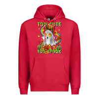 Cardinal too cute too spook Premium Hoodie - LillyAllenDesigns