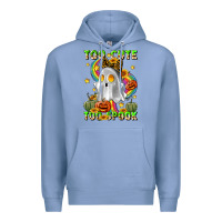Colony Blue too cute too spook Premium Hoodie - LillyAllenDesigns