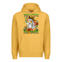 Mustard too cute too spook Premium Hoodie - LillyAllenDesigns