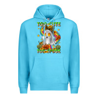 Ocean Blue too cute too spook Premium Hoodie - LillyAllenDesigns