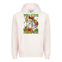 Pale Pink too cute too spook Premium Hoodie - LillyAllenDesigns
