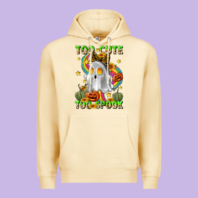 Too Cute Too Spook Premium Hoodie Designed By Lillyallendesigns