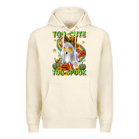 Sandshell too cute too spook Premium Hoodie - LillyAllenDesigns